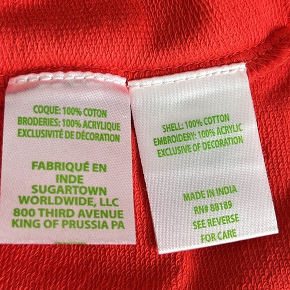 NWT Lilly Pulitzer MINI RAMI SWEATSHIRT Sz L (8-10) JOY - Picture 11 of 12